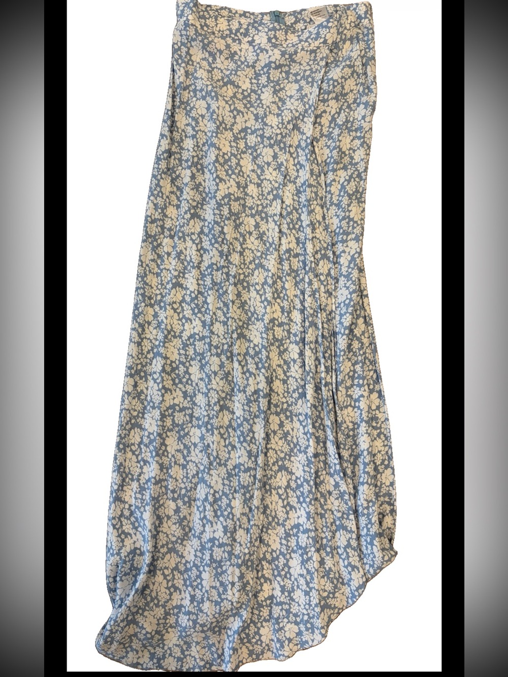 Olivaceous S Skirt Blue Maxi Floral Slit Beach S Date Nignt Hot Dress S Skirt